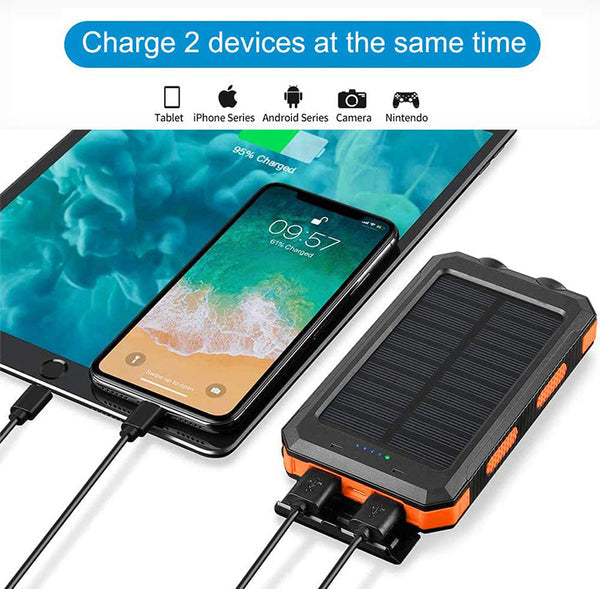 Kraftfull Power Bank - Med solceller