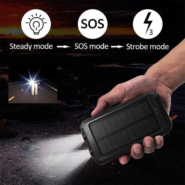 Kraftfull Power Bank - Med solceller